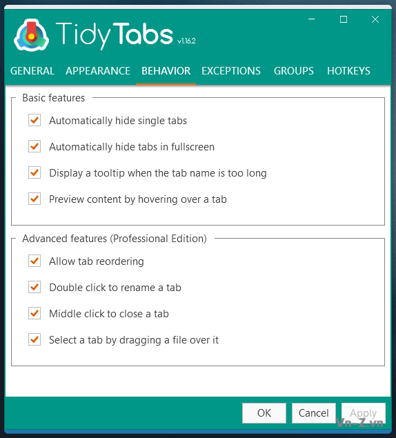 TidyTabs Pro Serial Key